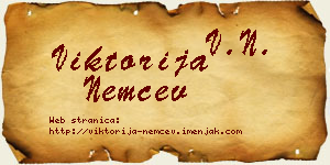 Viktorija Nemčev vizit kartica